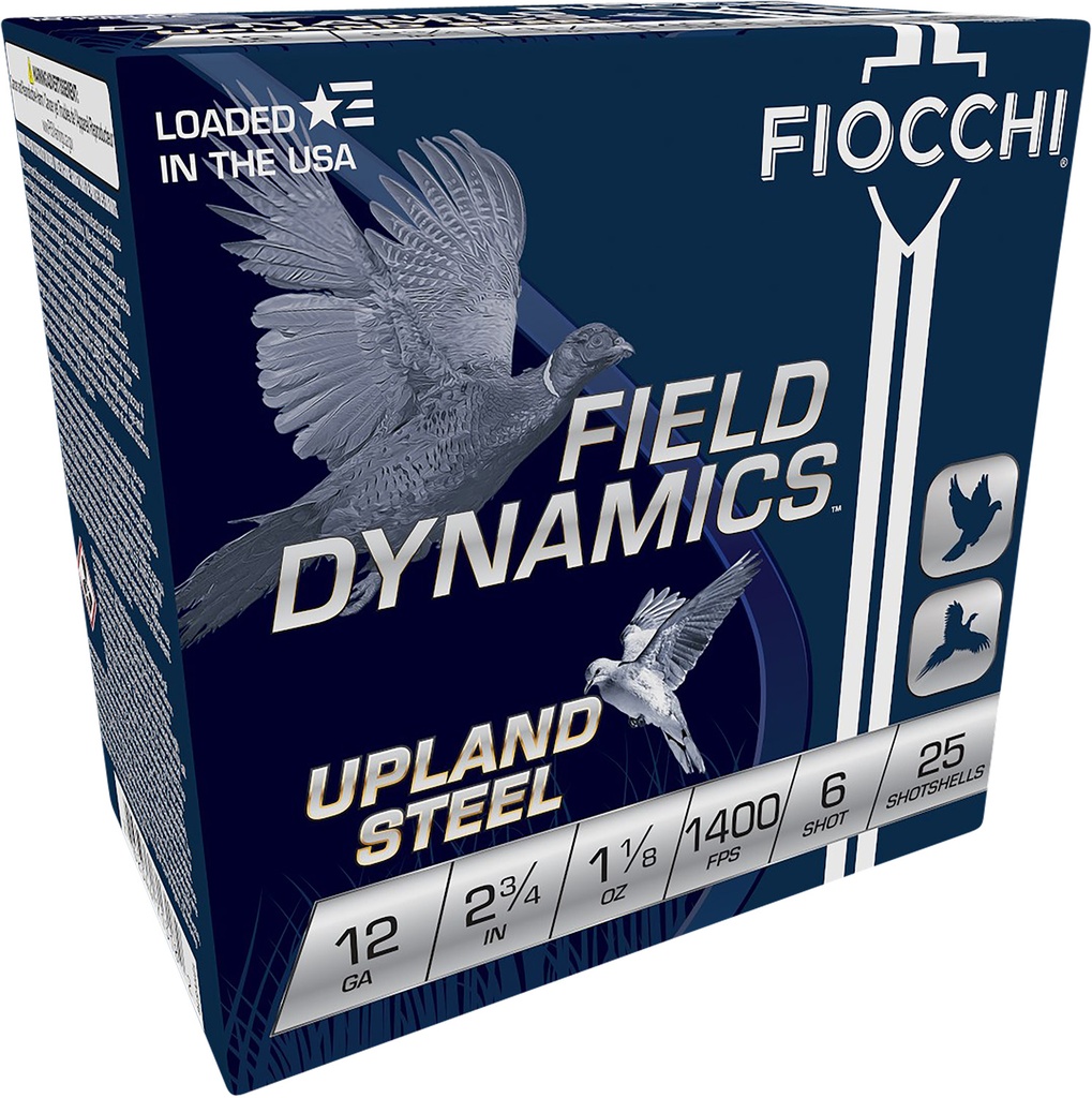 FIOCCHI AMMO UPLAND GAME 12GA 2.75 1-1/8OZ #6 25/10