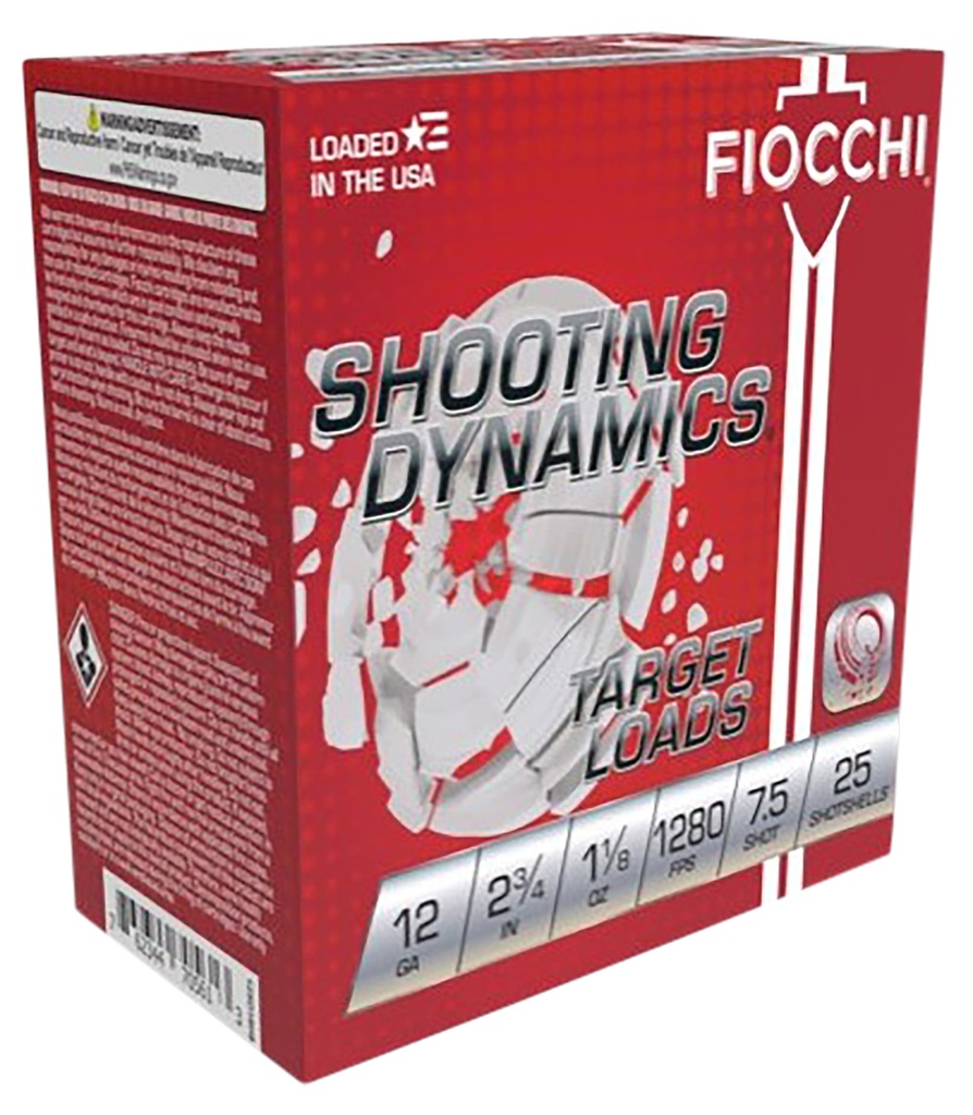 FIOCCHI AMMO SHOOTING TARGET 12GA 2.75 1-1/8OZ #8 25/10