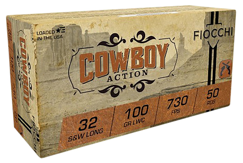 FIOCCHI AMMO COWBOY 32SWL 100GR WC 50/20