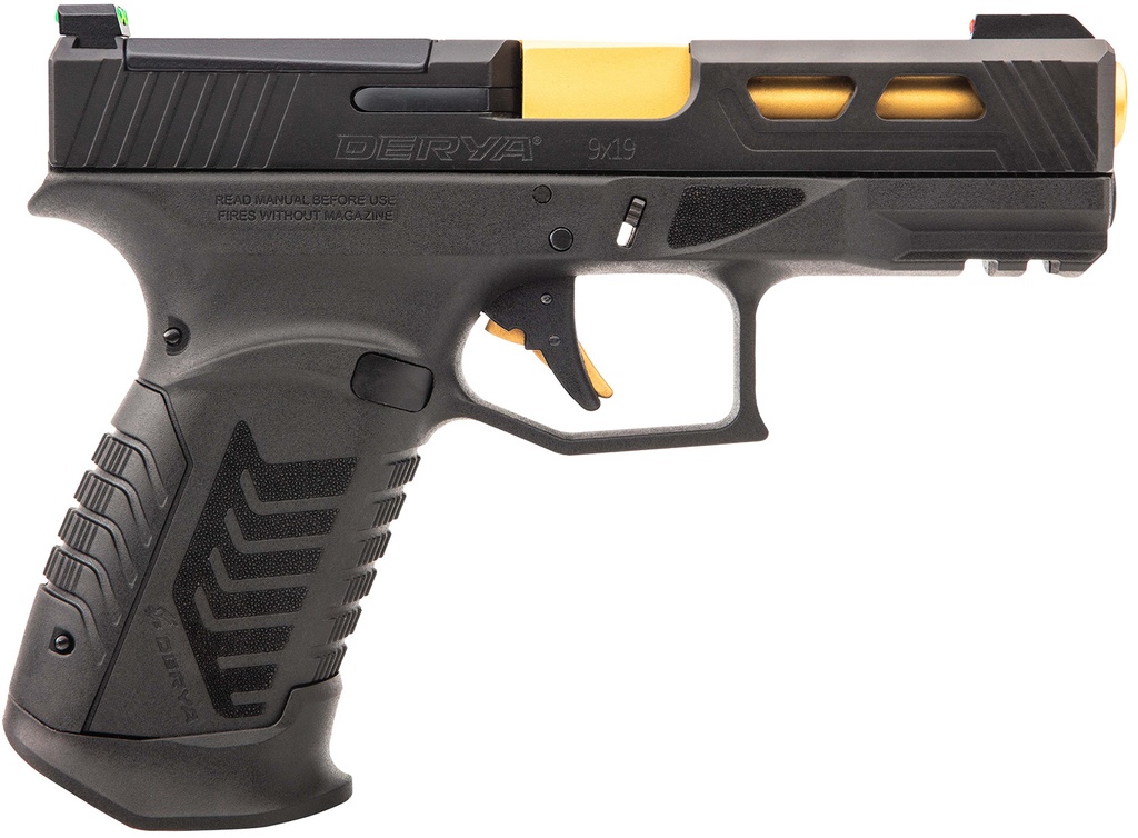 Derya Arms DY9 9MM BLACK/GOLD 10+1 3.8" OR US