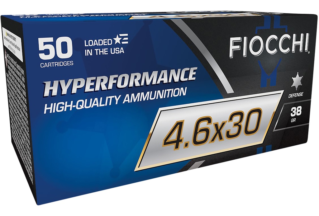 FIOCCHI AMMO HYPERFORMANCE DEFENS 4.6X30HK 38GR 50/20
