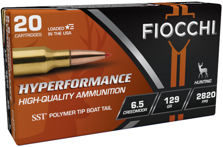 FIOCCHI AMMO HYPERFORMANCE 6.5CREED 129GR SST 20/10