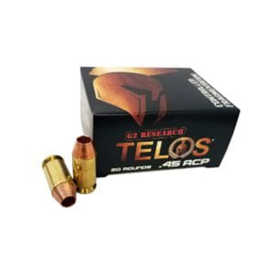 G2 RESEARCH TELOS 45ACP 160GR 20/25