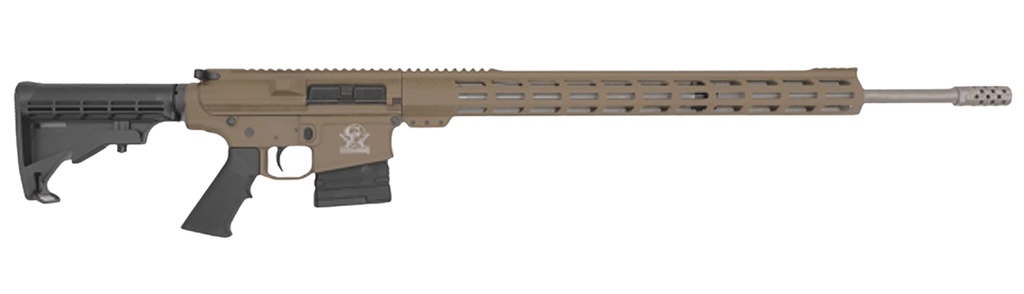 GREAT LAKES FIREARMS AR-10 243WIN 24 FDE/SS 5RD