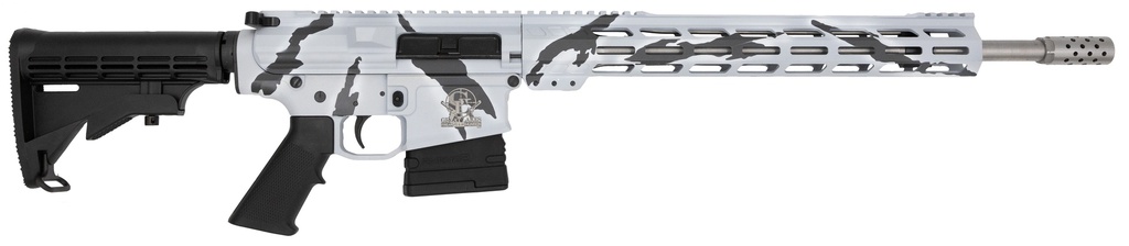 GREAT LAKES FIREARMS AR-10 308WIN 18 PURSUIT SNOW CAMO/SS 10R