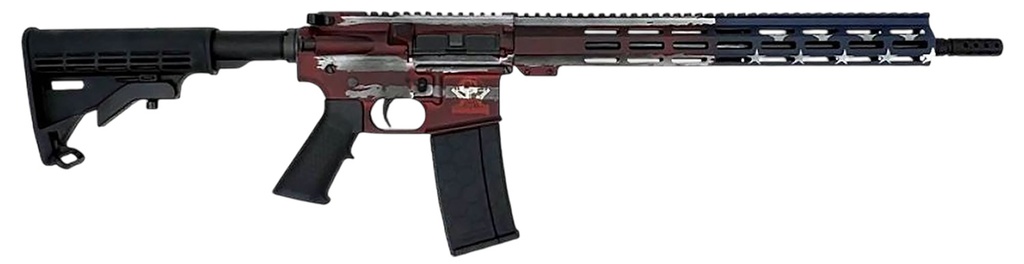 GREAT LAKES FIREARMS AR-15 5.56 16 RWB AMERICAN FLAG 30RD