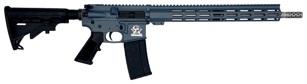 GREAT LAKES FIREARMS AR-15 223WYL 16 SS HBAR BLUE TITANIUM 30RD