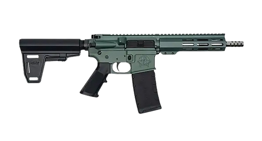 GREAT LAKES FIREARMS AR-15 223WYL 7.5 SS CHARCOAL GREEN 30RD