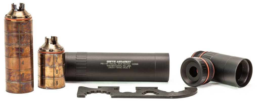 GRIFFIN SUPPRESSOR REVOLUTION 45 MOD 4 BLACK