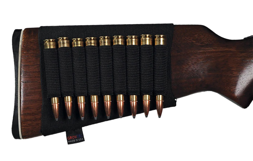 GROVTEC BUTTSTOCK CARTRIDGE HOLDER RIFLE OPEN STYLE