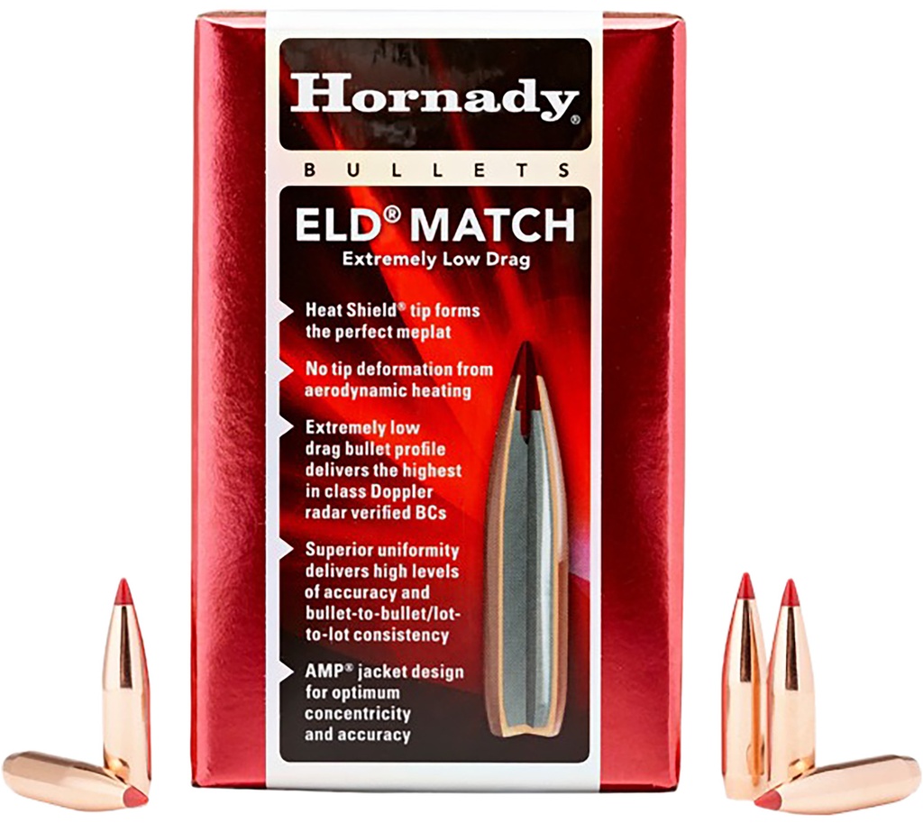 HORNADY BLT 6MM .243 109GR ELD MATCH 500/6