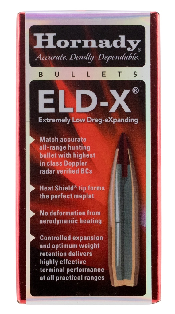 HORNADY BLT 25CAL .257 110GR ELD-X 100/25