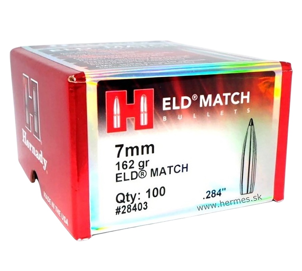HORNADY BLT 7MM 162GR ELD MATCH 100/15