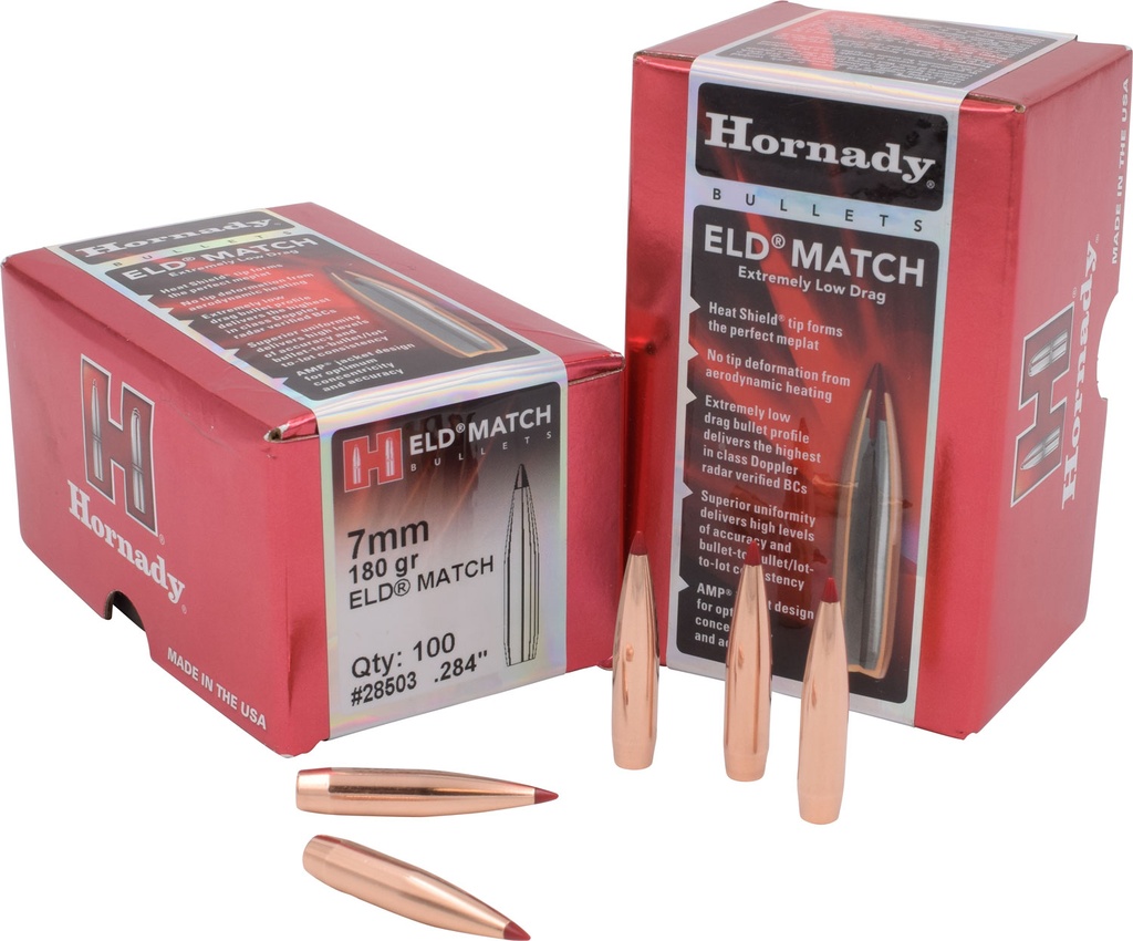 HORNADY BLT 7MM 180GR ELD MATCH 100/15