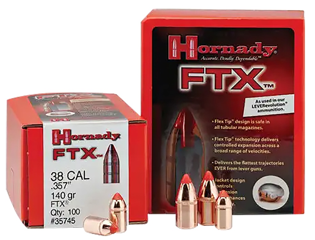 HORNADY BLT 30CAL 160GR FTX (308 MAR EXP) 100/15