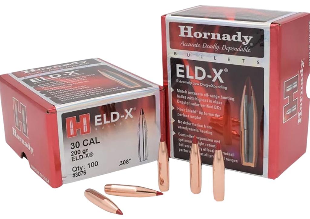 HORNADY BLT 30CAL 200GR ELD-X 100/15