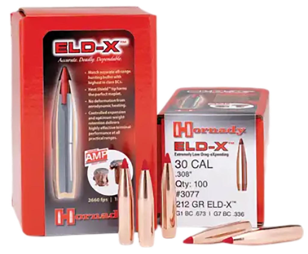 HORNADY BLT 30CAL 220GR ELD-X 100/15