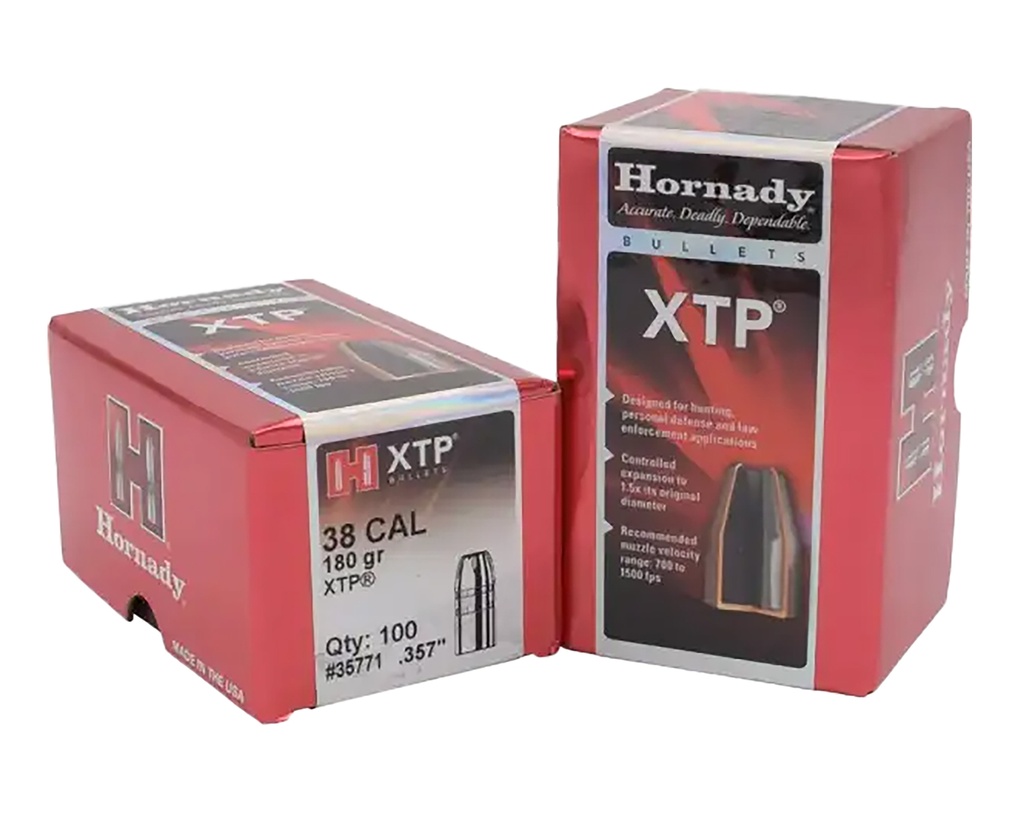 HORNADY BLT 38CAL 180GR HP XTP .357 100/15