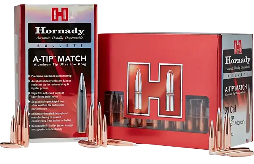 HORNADY BLT 375CAL 390GR A-TIP MATCH  25/10