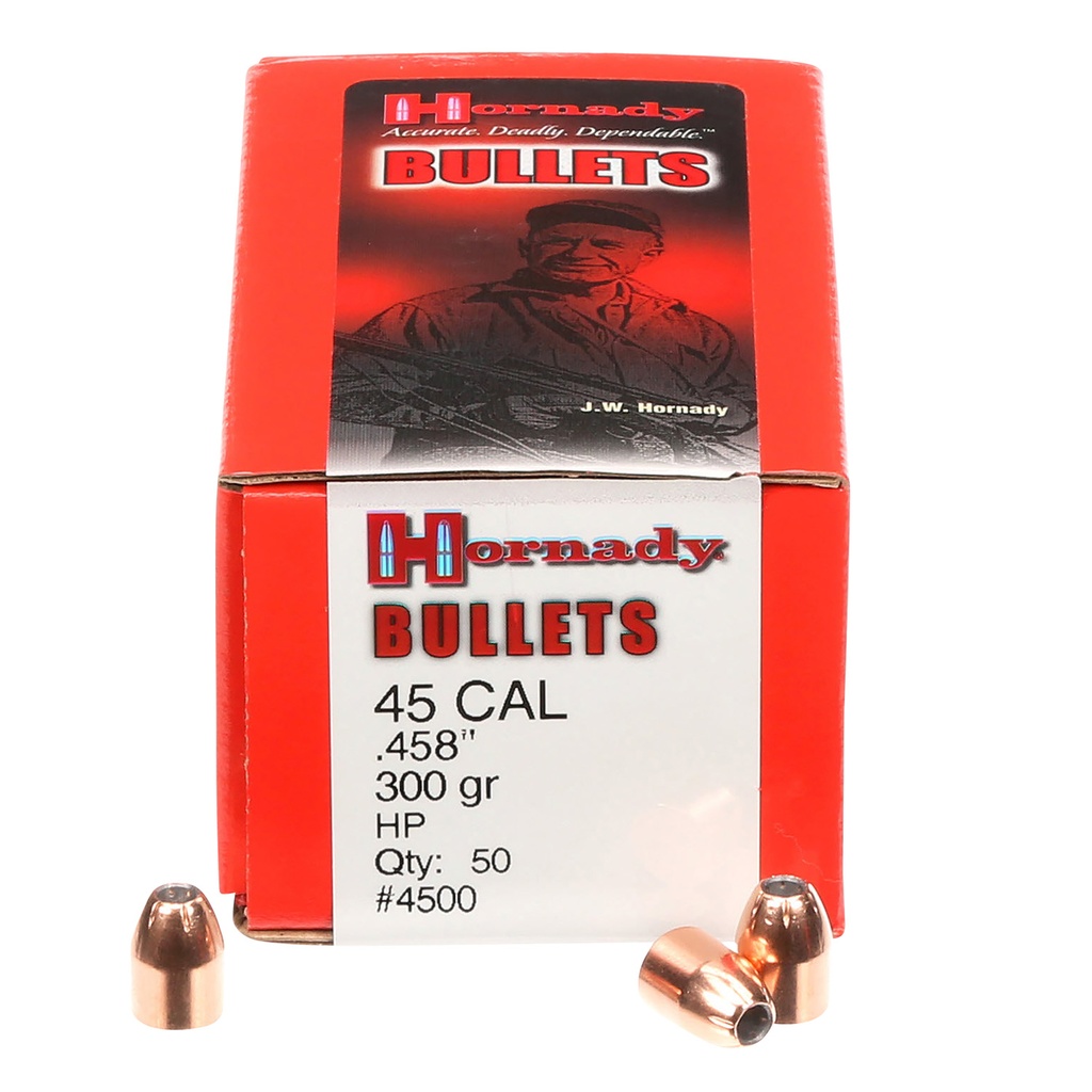 HORNADY BLT 45CAL 300GR HP .458 50/15
