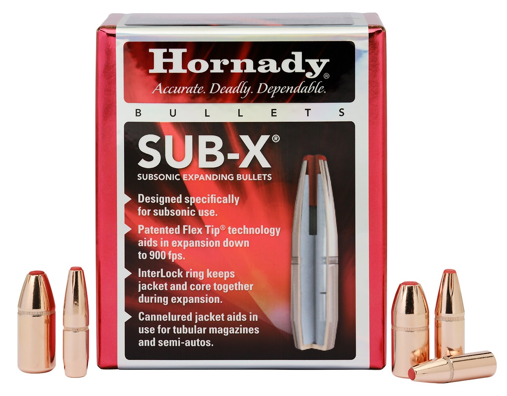 HORNADY BLT 45CAL 395GR SUB-X .452 50/15