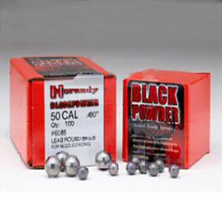 HORNADY BLT 50CAL .495 LEAD BALLS 100/25