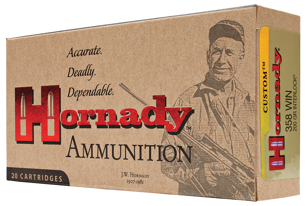HORNADY CUSTOM 358WIN 200GR SP 20/10