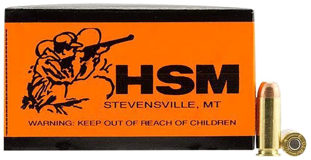 HSM AMMUNITION BEAR LOAD 10MM 200GR FMJ 20/20