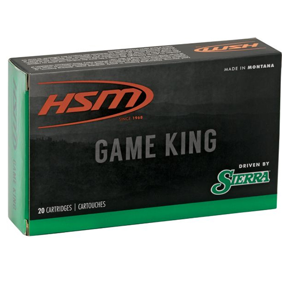 HSM AMMUNITION GAME KING 250SAV 100GR SBT 20/25