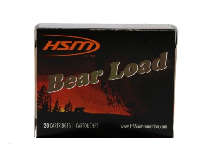 HSM AMMUNITION BEAR LOAD 450BM 350GR JFN 20RD