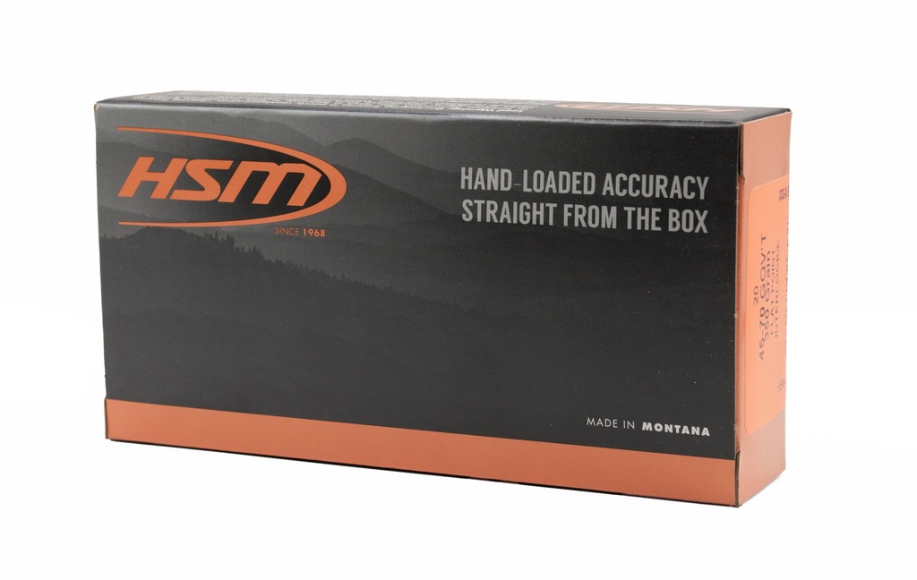 HSM AMMUNITION BEAR LOAD 45-70 350GR JFP 20/20