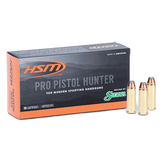 HSM AMMUNITION PRO PISTOL 45LC 300GR JSP 50/10