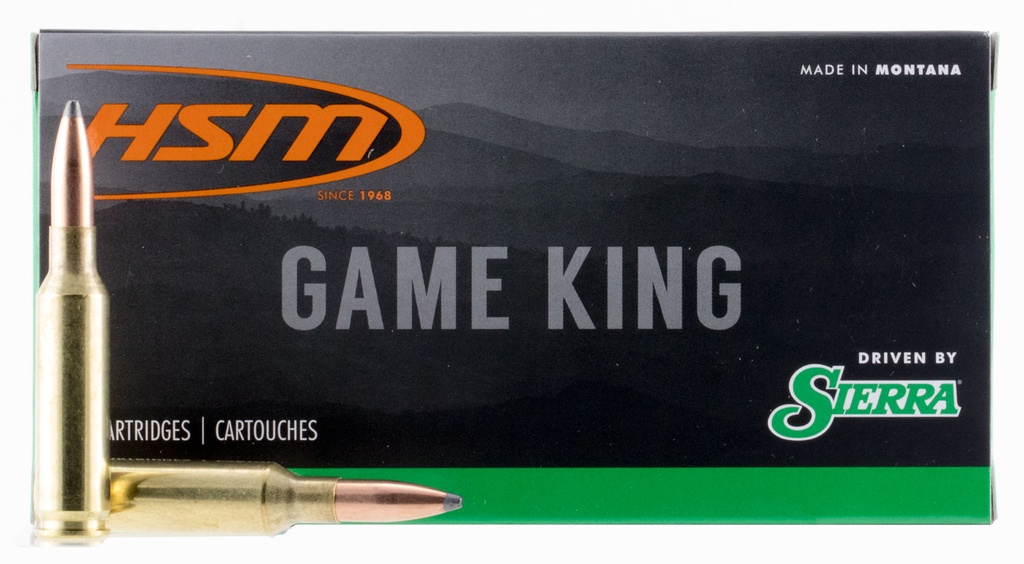HSM AMMUNITION GAME KING 6.5CREED 140GR SBT 20/25