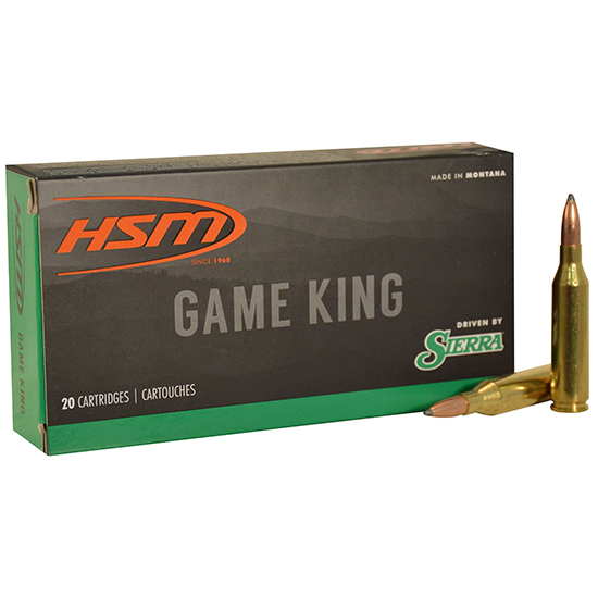 HSM AMMUNITION GAME KING 7MMSTW 160GR SBT 20/20