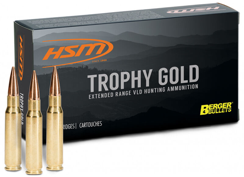 HSM AMMUNITION TROPHY GOLD 6.5GREN 130GR BERGER VLD 20/25