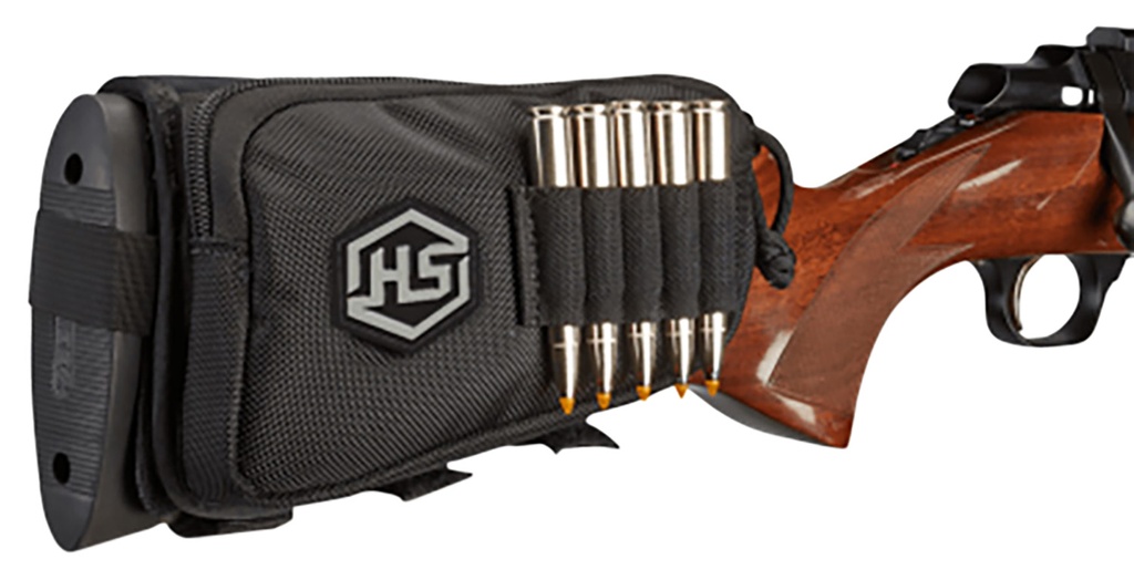 HUNTER'S SPECIALTIES RIFLE SHELL HOLDER W/ POUCH (6)