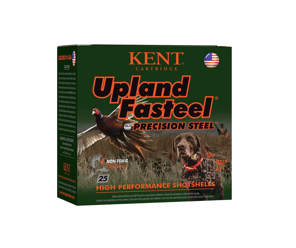 KENT UPLAND FASTEEL 12GA 2 3/4 1 1/8OZ 5 25/10