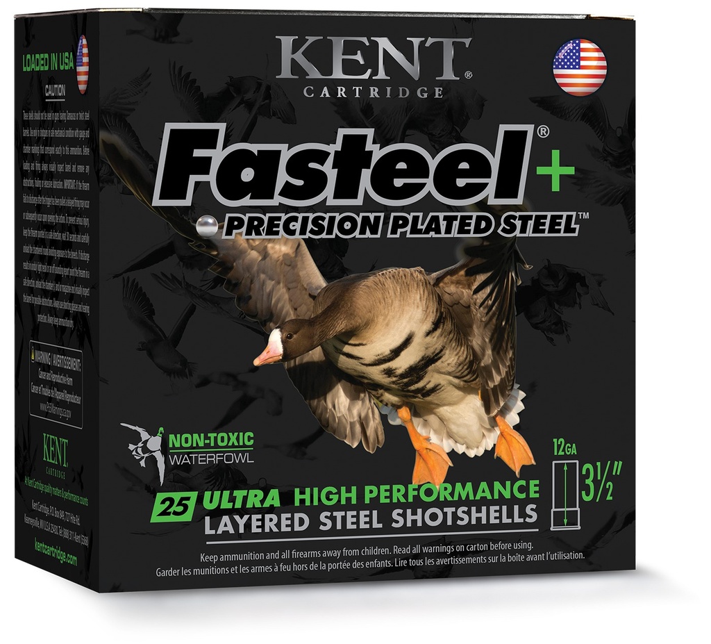 KENT FASTEEL PLUS 12GA 3.5 1.5OZ 2&4 25/10