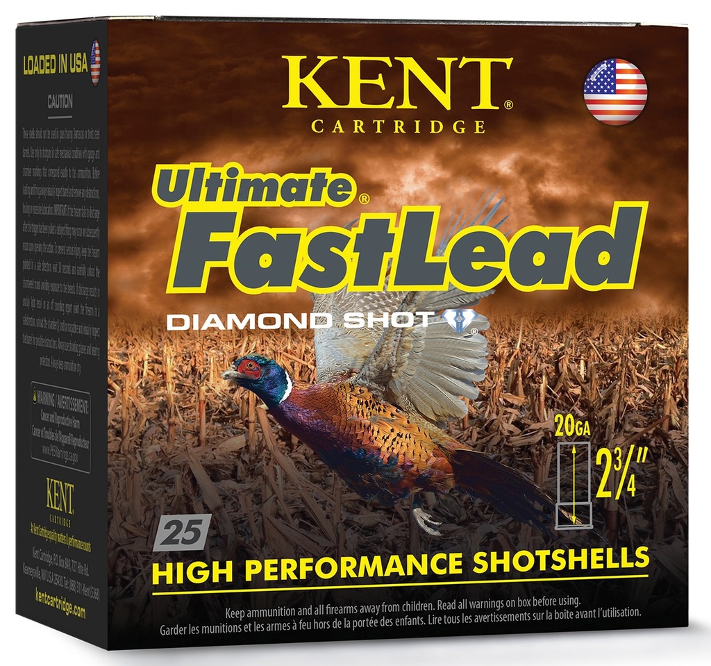 KENT ULTIMATE FASTLEAD UPLAND 20GA 1OZ #7.5 25/