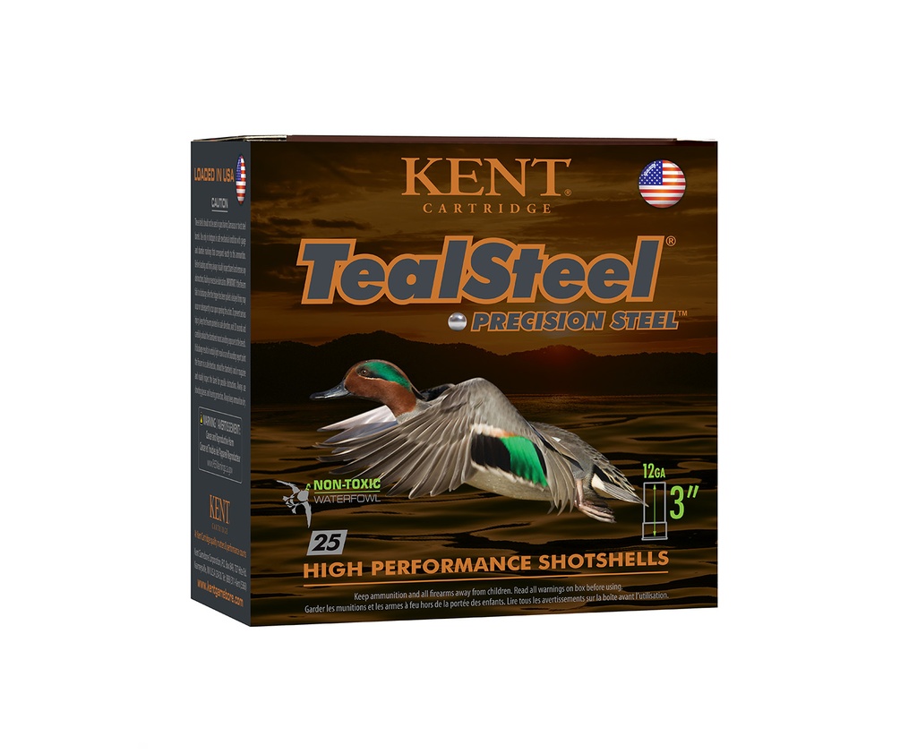 KENT TEALSTEEL 12GA 3 1 1/4OZ 5 25/10