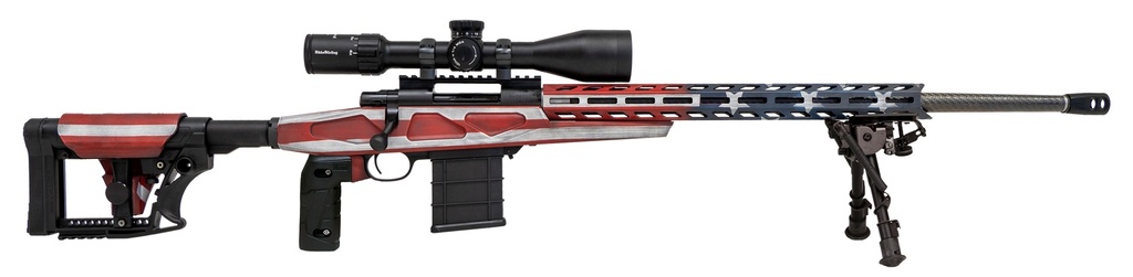 HOWA M1500 308WIN 24 HB RWB FLAG CF