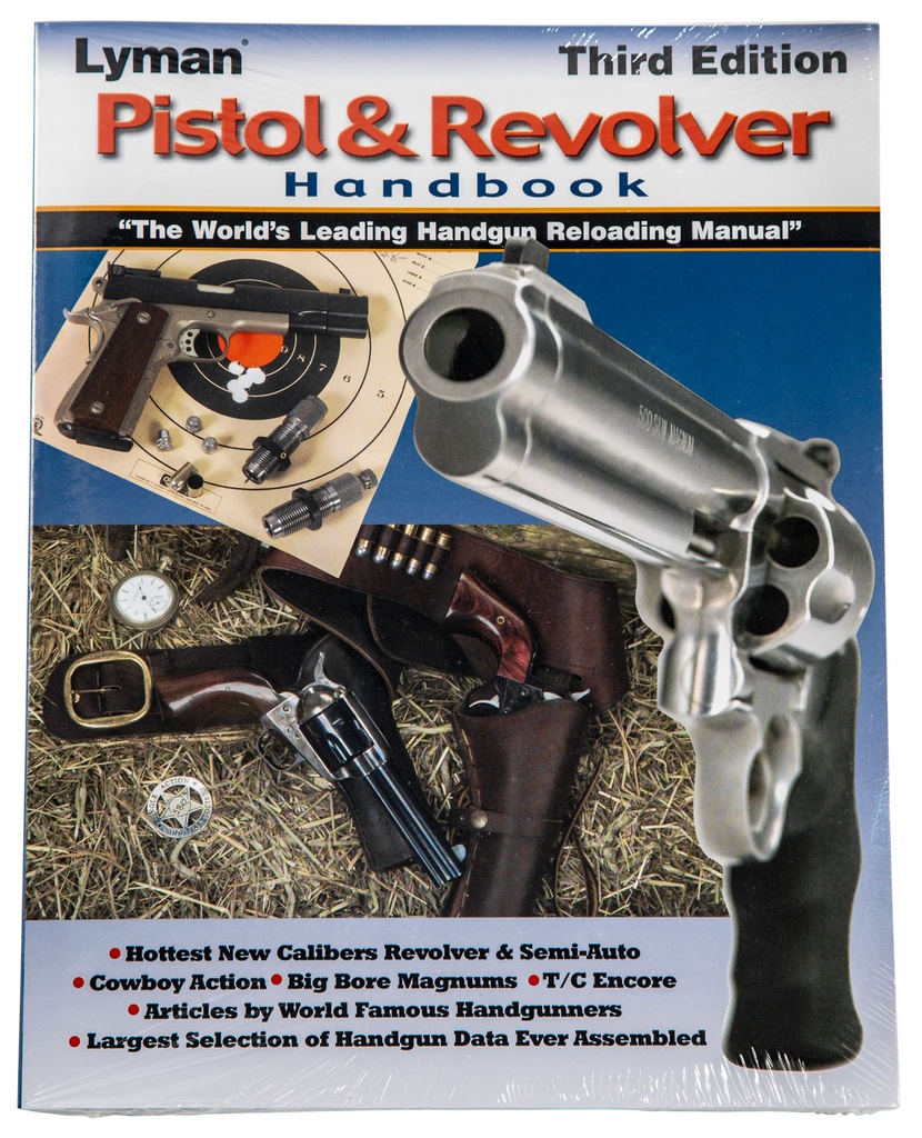 LYMAN PISTOL & REVOLVER RELOADING BOOK 3RD EDIT