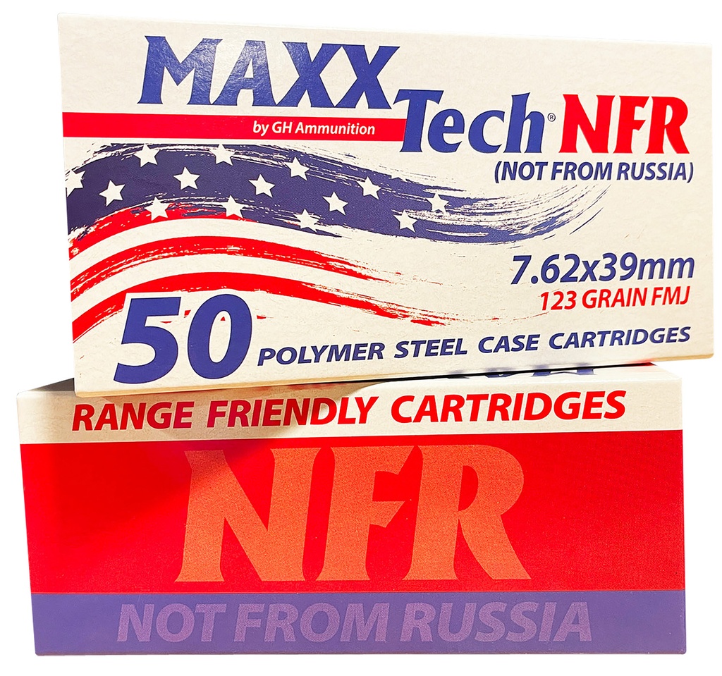 MAXXTECH 7.62X39 123 FMJ STEEL 50/10