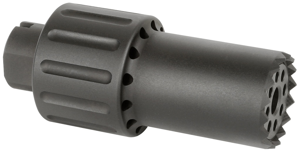 MIDWEST INDUSTRIES ALPHA BLAST DIVERTER BLK M14X1LH