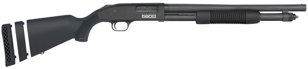 MOSSBERG 590S 12GA 18.5 BLK OR THREADED 10RD