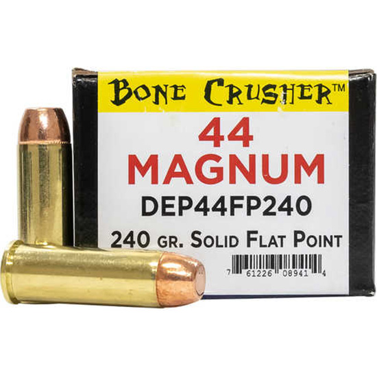MAGNUM RESEARCH AMMO 44MAG 240GR FP BONECRUSHER 20RD 20/20