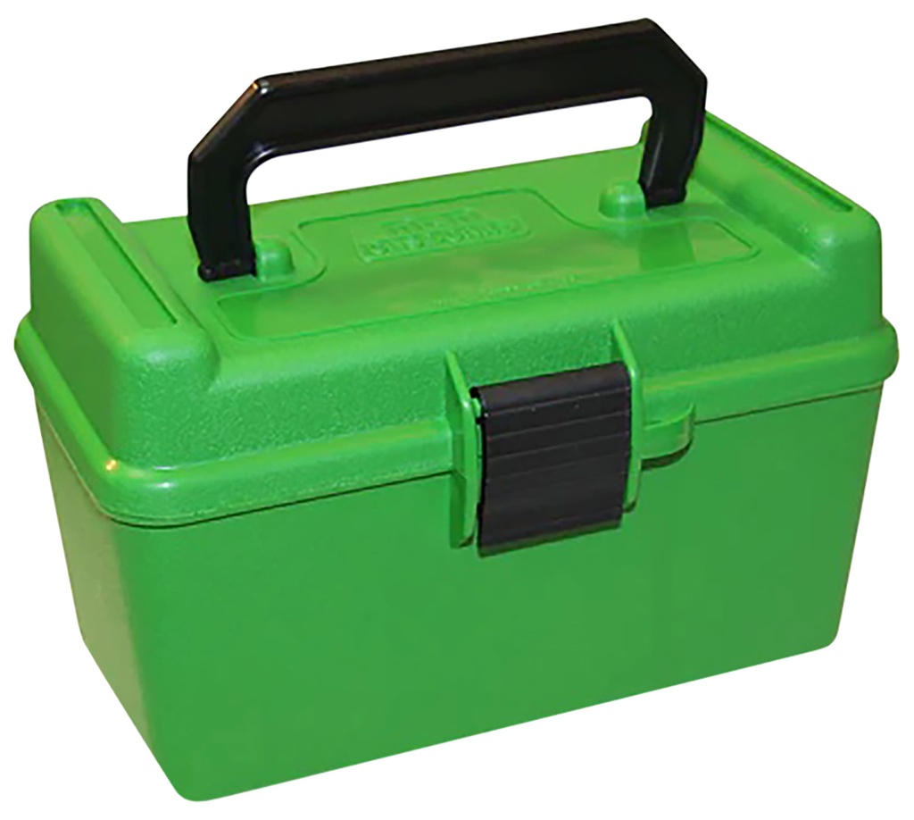 MTM DLX HANDLED AMMO 50 RD XL GREEN