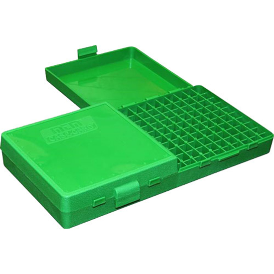 MTM AMMO BOX 200RD FLIP-TOP 9MM 380ACP GRN