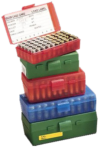 MTM PISTOL FLIPTOP 50RD BOX GREEN 38SPL/35