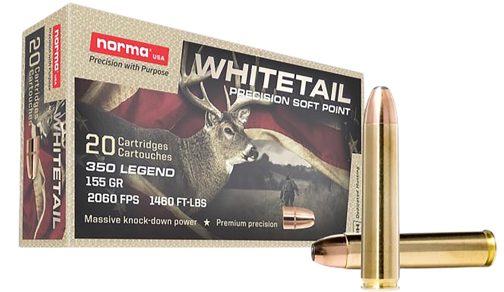 NORMA WHITETAIL 350 LEGEND 155GR SP 20/10